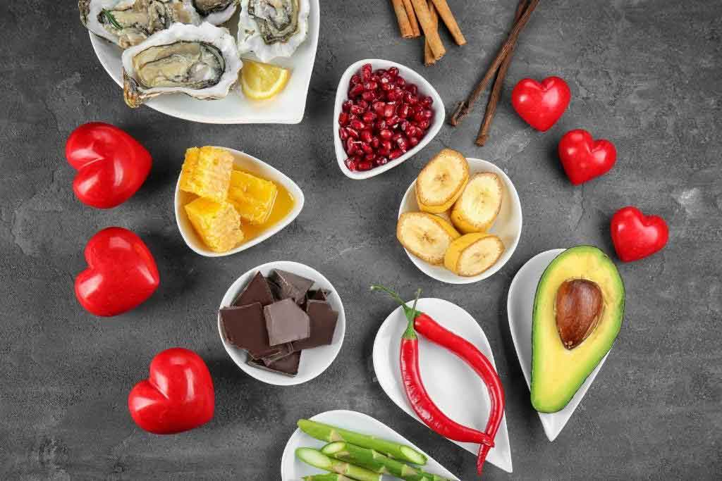 Image shows foods need to eat to boost sex drive